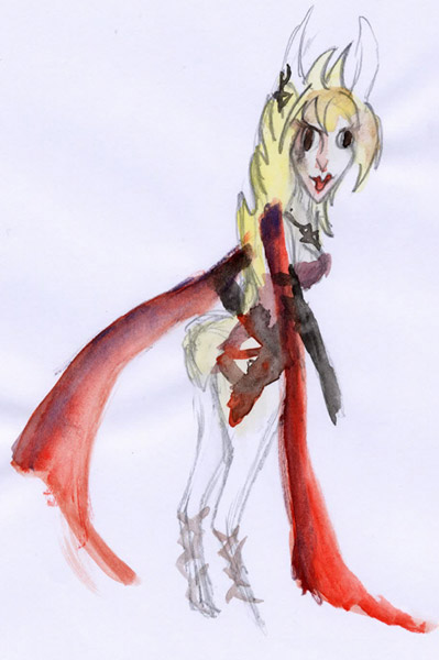 leila water-color